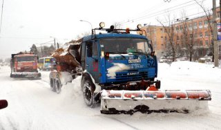 Уборка снега в Дзержинске