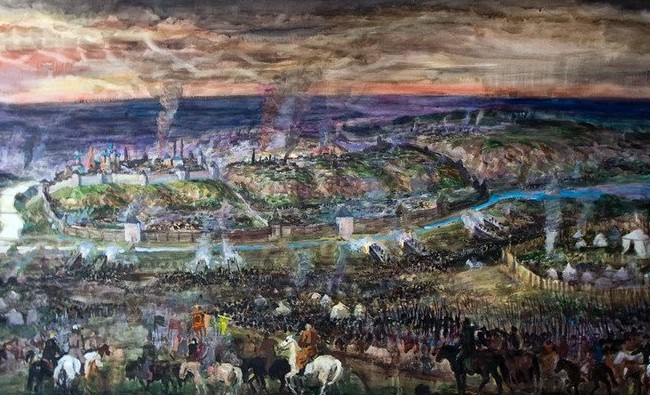 «Россияне, осаждая Казань в мрачную, дождливую осень, вступили в нее как бы весною…» - «История»