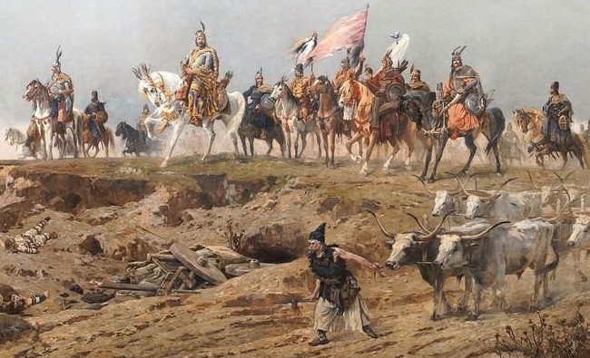 «Они красивого облика, русые и высокого роста. Их взгляд свиреп» - «История»