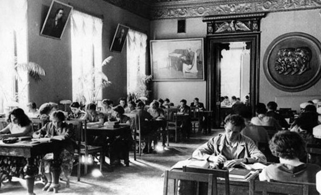 Фотомарафон «100-летие ТАССР»: в главном читальном зале Национальной библиотеки, 1950-е годы - «История»