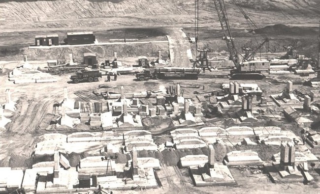 Фотомарафон «100-летие ТАССР»: строительство колесного завода в Заинске, 1972 год - «История»